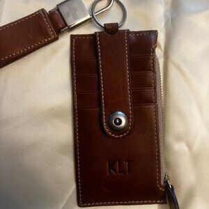 Balfour Brown Leather Wallet | Excellent Condition with Personalized Markings